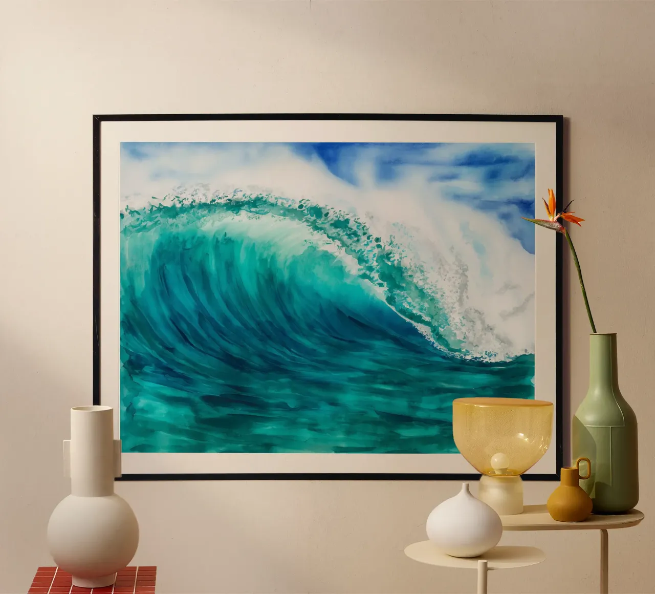 Break Line poster by Matthias Keller Studio