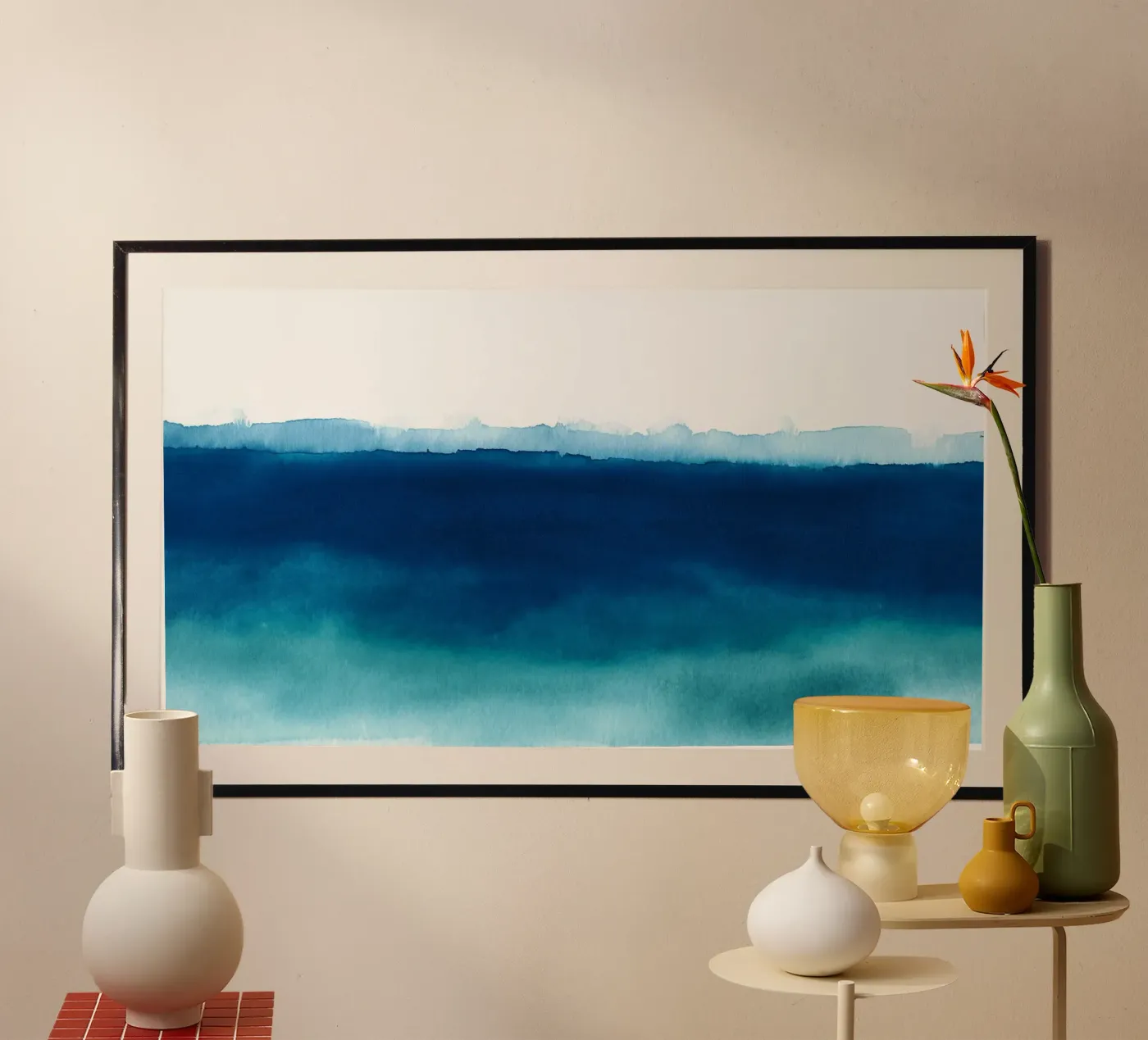 La ligne de partage des eaux poster de Matthias Keller Studio