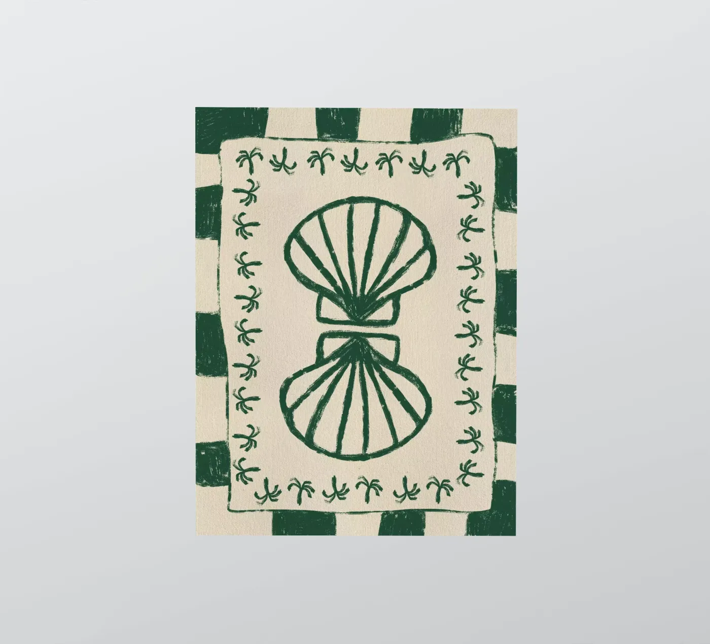 Seashell Symphony Sticker von Shatha Al Dafai