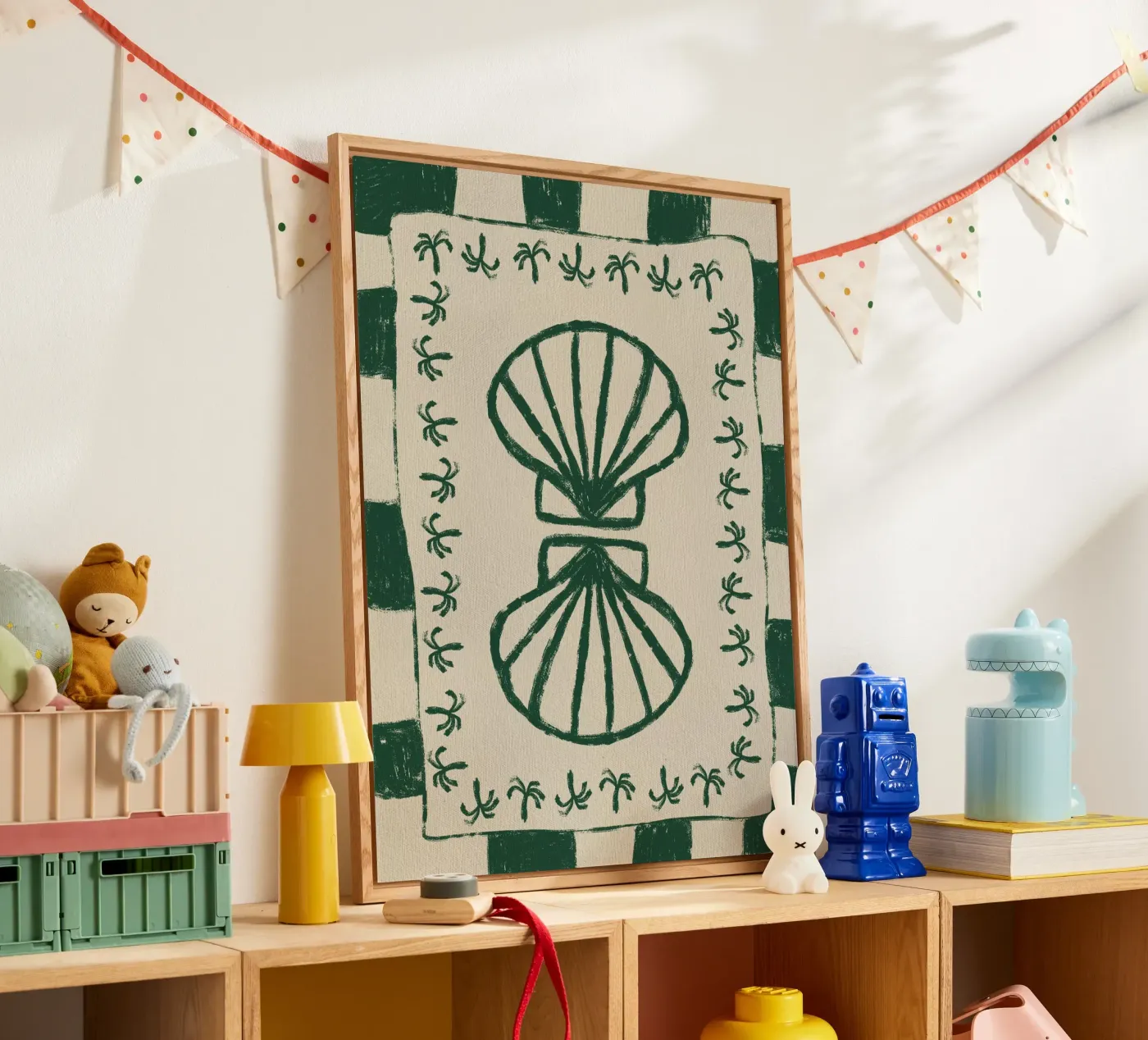 Seashell Symphony Acryl-Glas von Shatha Al Dafai