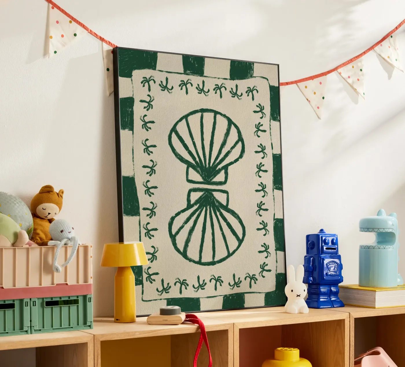 Seashell Symphony forex plate by Shatha Al Dafai