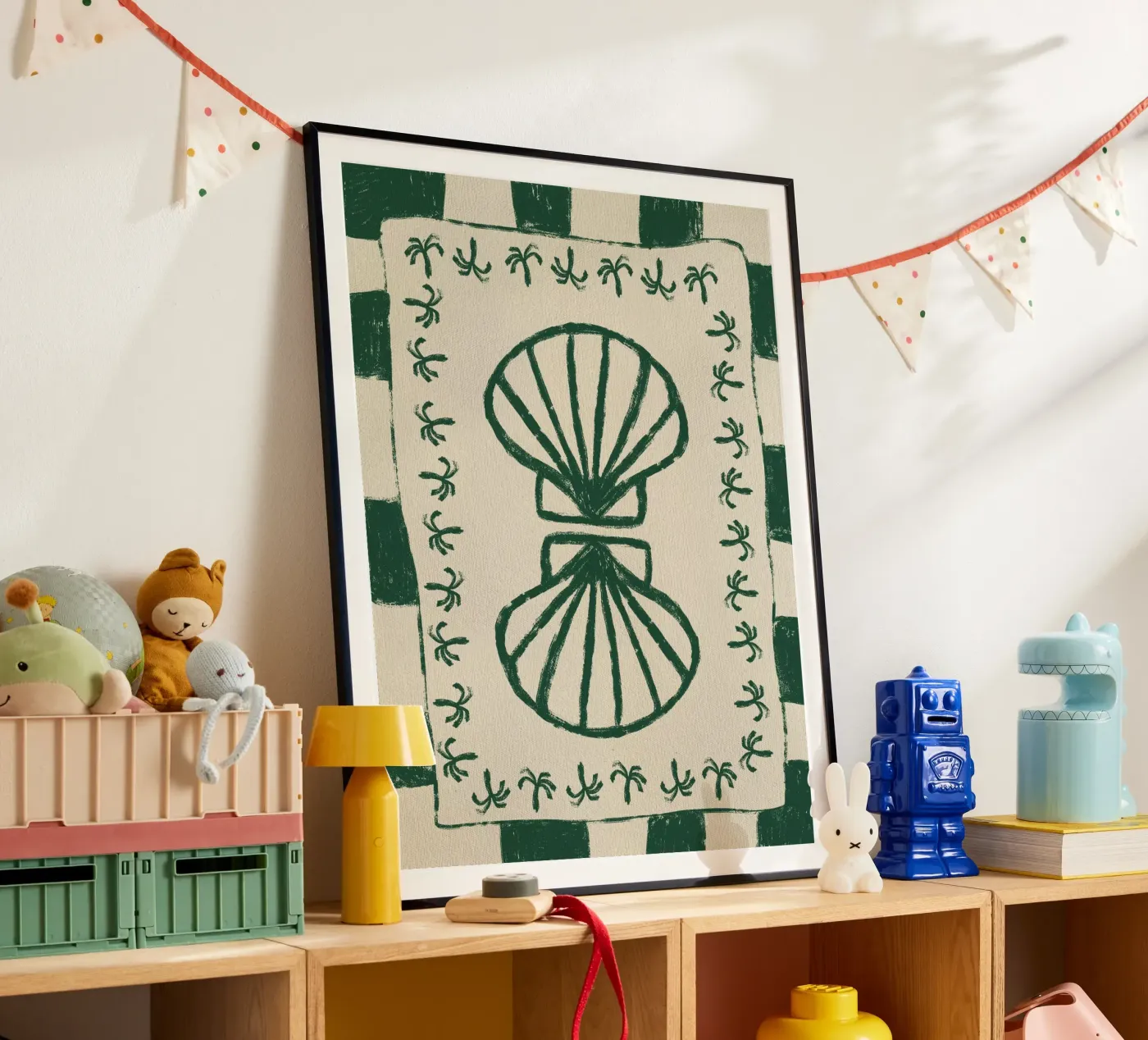 Sinfonia di conchiglie poster da Shatha Al Dafai