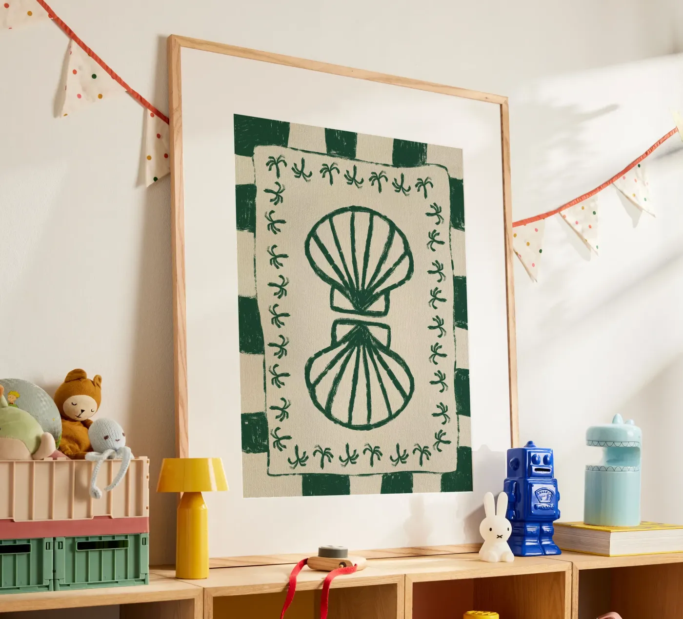 Muschelsinfonie Poster von Shatha Al Dafai