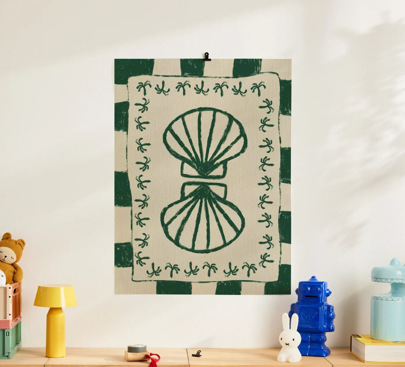 Muschelsinfonie Poster von Shatha Al Dafai