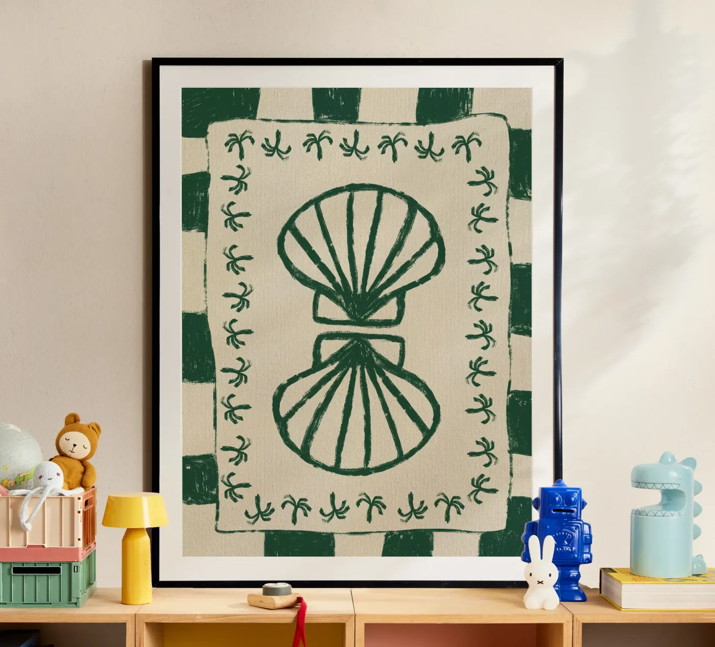 Sinfonia di conchiglie poster da Shatha Al Dafai