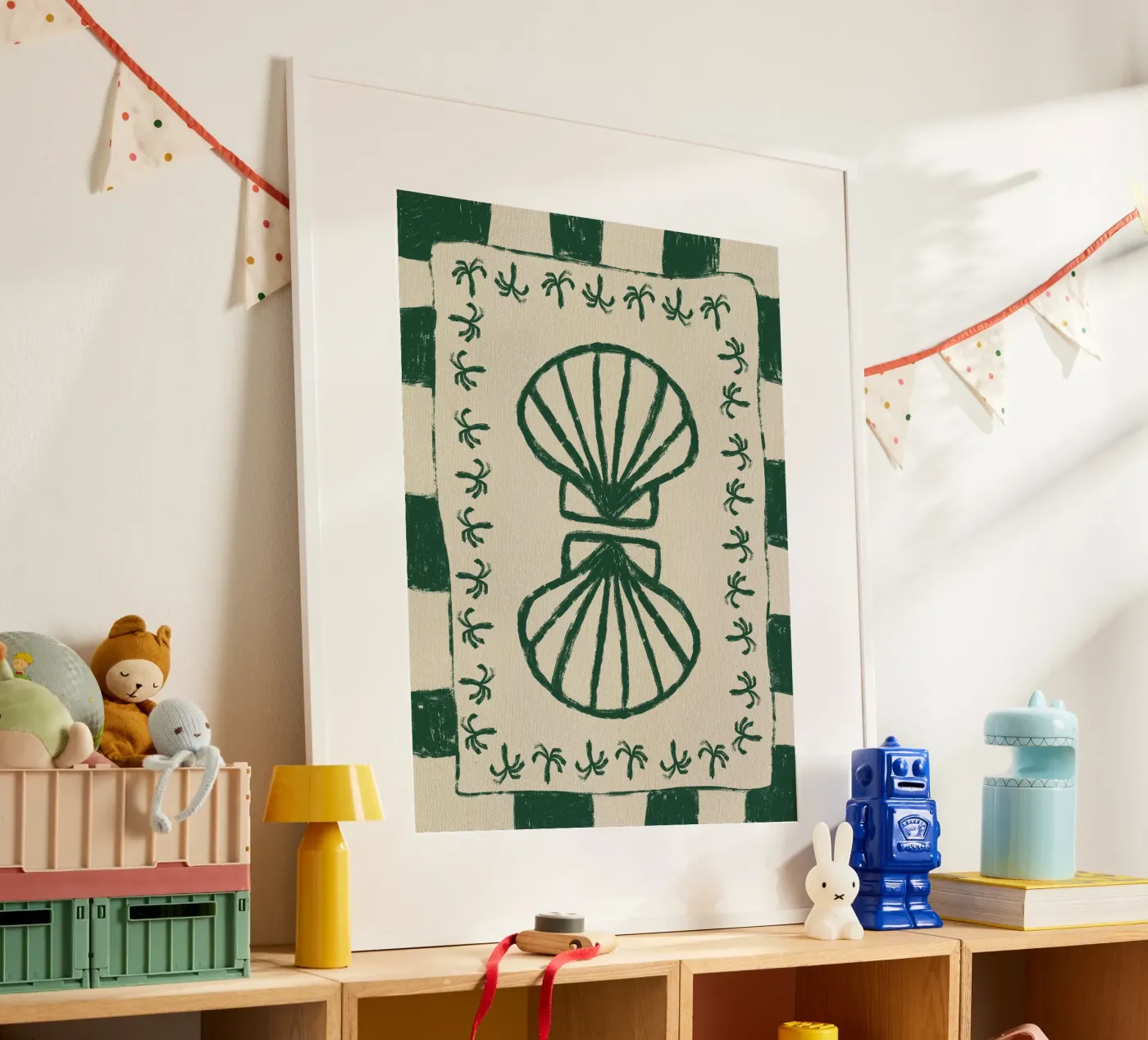 Sinfonia di conchiglie poster da Shatha Al Dafai