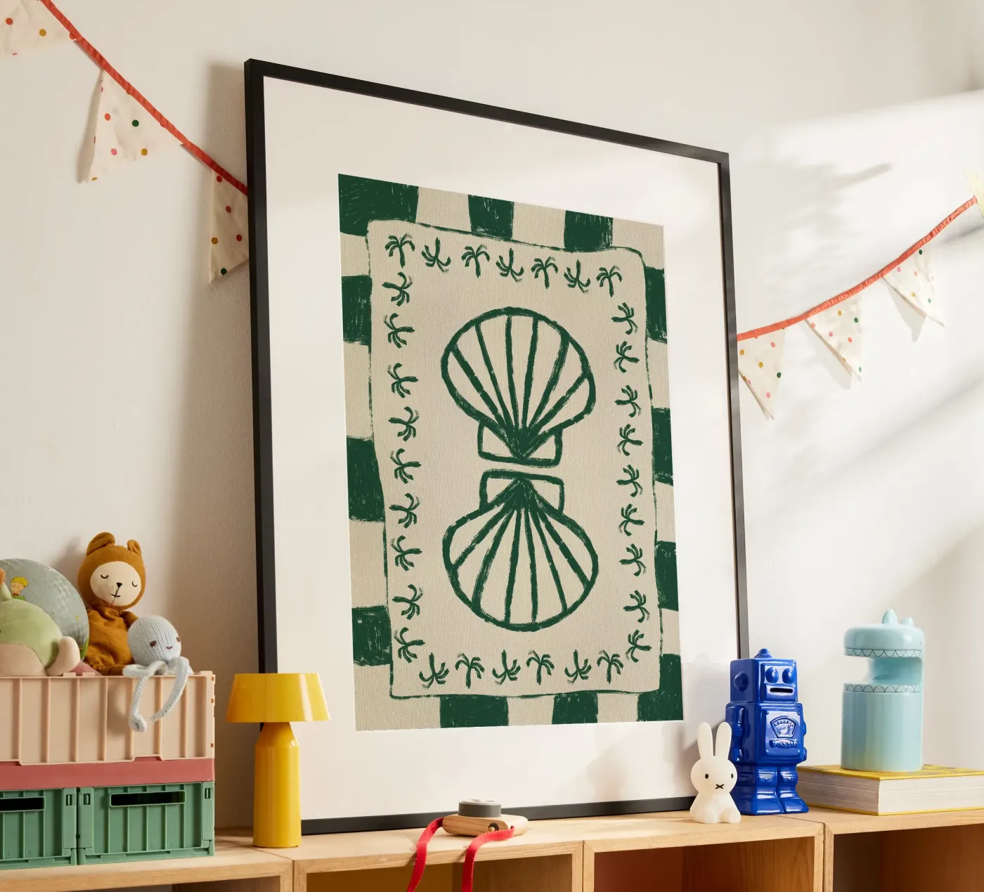 Muschelsinfonie Poster von Shatha Al Dafai