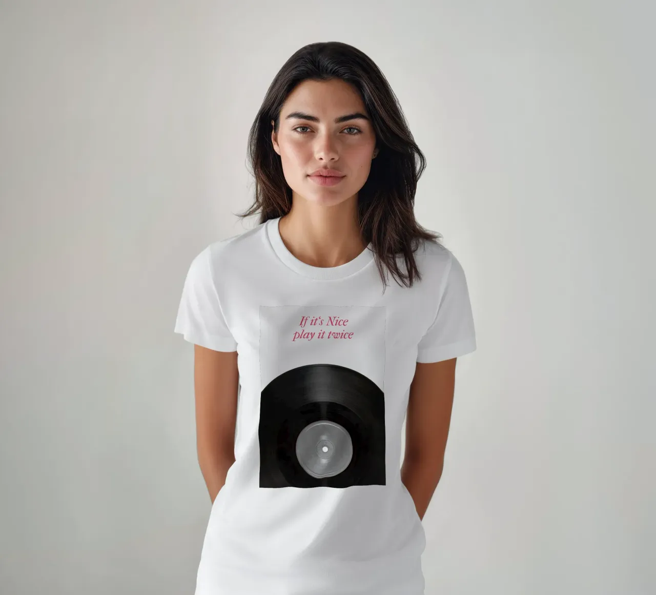 If It’s Nice, Play It Twice t-shirt da Attaboy Dsgn