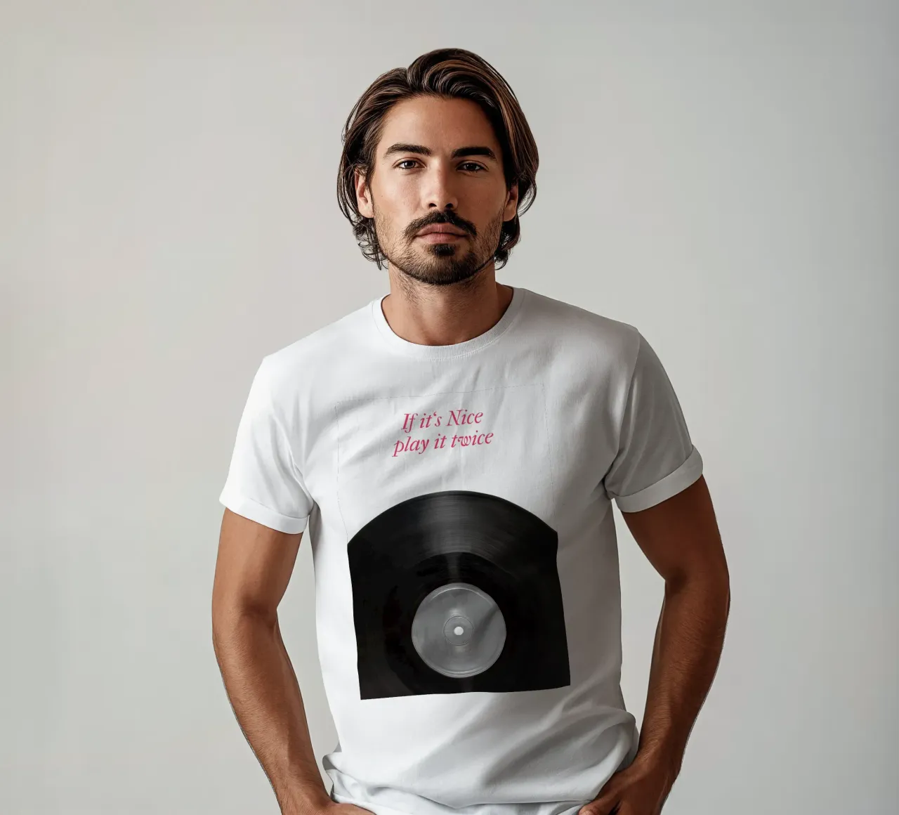 If It’s Nice, Play It Twice t-shirt da Attaboy Dsgn