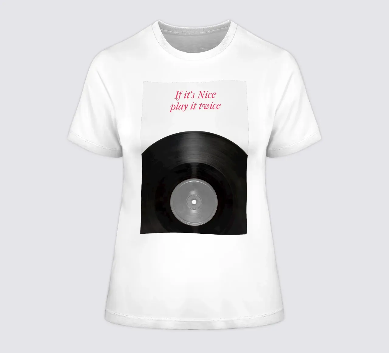 If It’s Nice, Play It Twice t-shirt da donna da Attaboy Dsgn