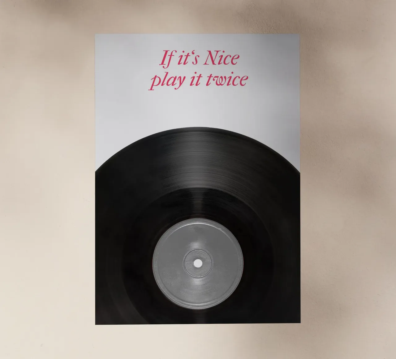 If It’s Nice, Play It Twice pellicola backlit da Attaboy Dsgn
