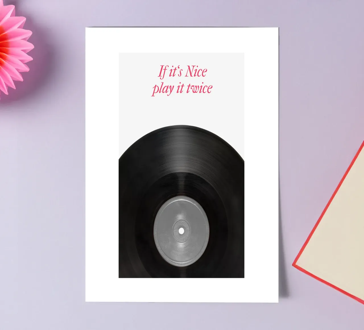 If It’s Nice, Play It Twice foglio adesivo da Attaboy Dsgn