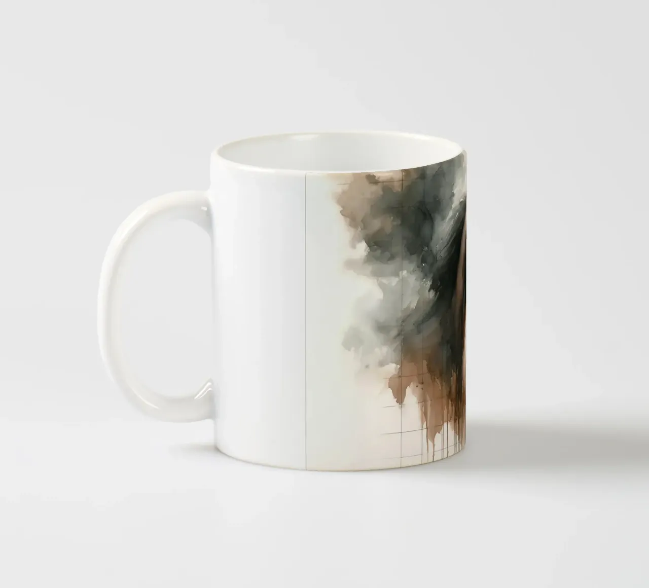 Serene Equine Elegance tazza in ceramica da Chromatic Fusion Studio