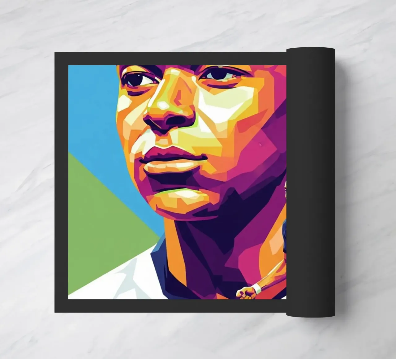 Kylian Mbappe - WPAP art style (2) zerbino da Hantamrata
