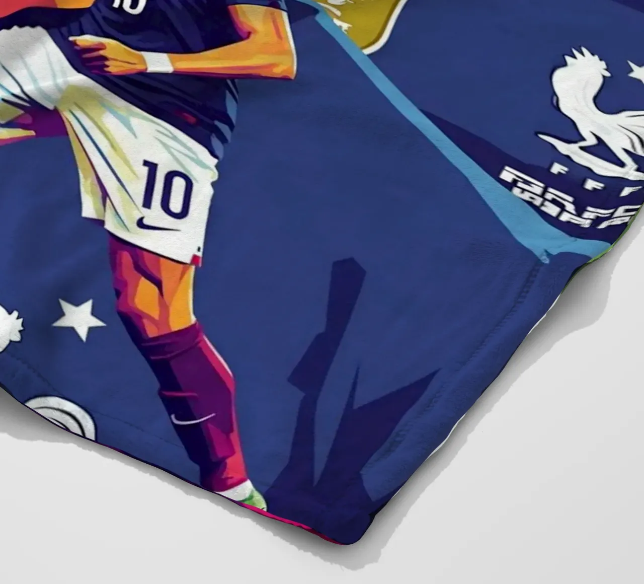 Kylian Mbappe - WPAP art style (2) coperta in pile da Hantamrata