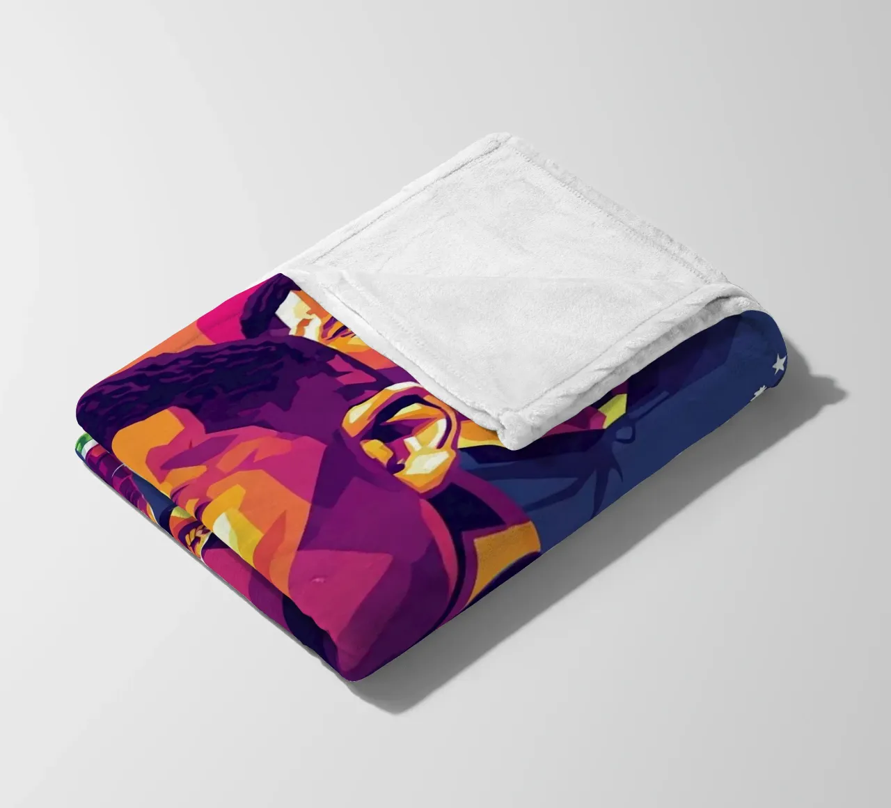 Kylian Mbappe - WPAP art style (2) coperta in pile da Hantamrata
