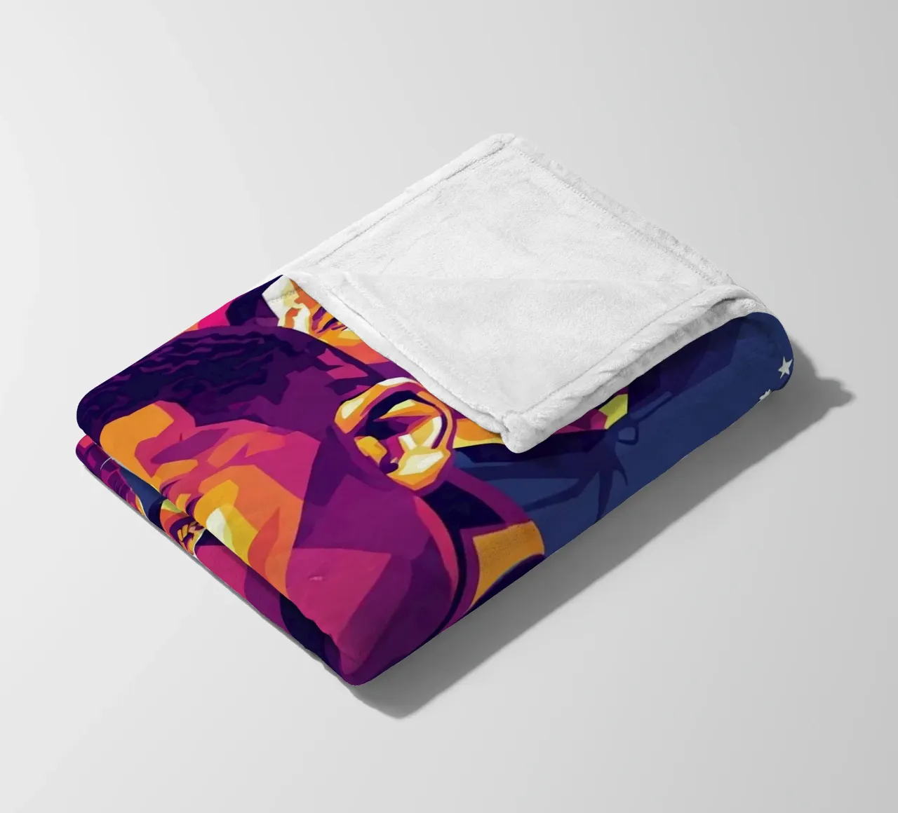Kylian Mbappe - WPAP art style (2) coperta in pile da Hantamrata