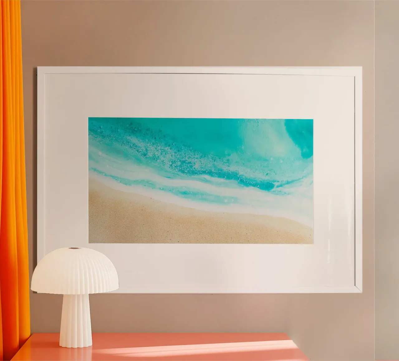 Kustdrift poster van Matthias Keller Studio