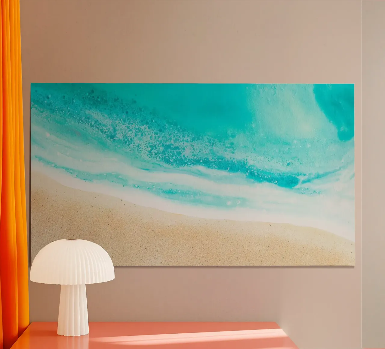 Kustdrift poster van Matthias Keller Studio