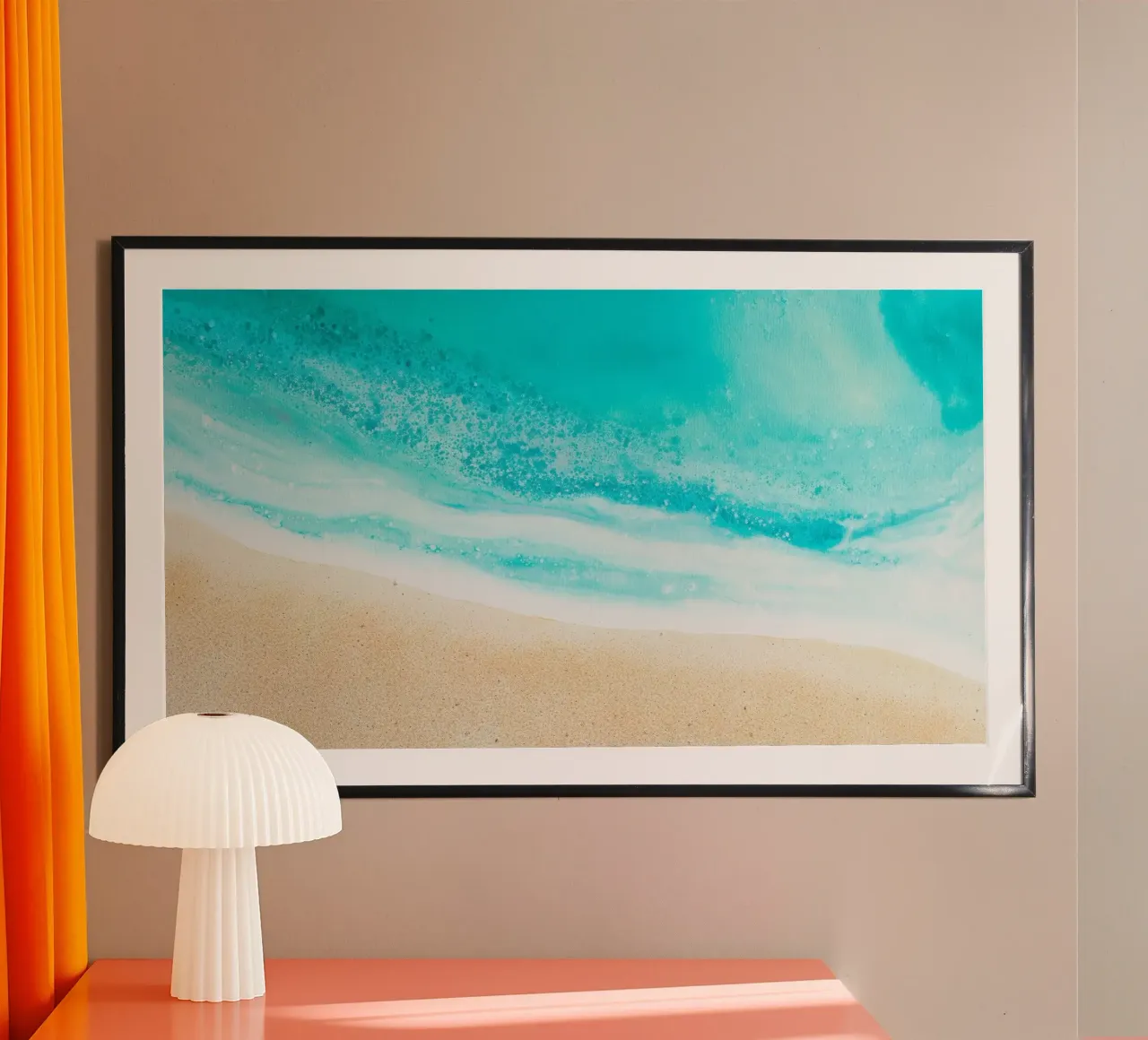 Kustdrift poster van Matthias Keller Studio