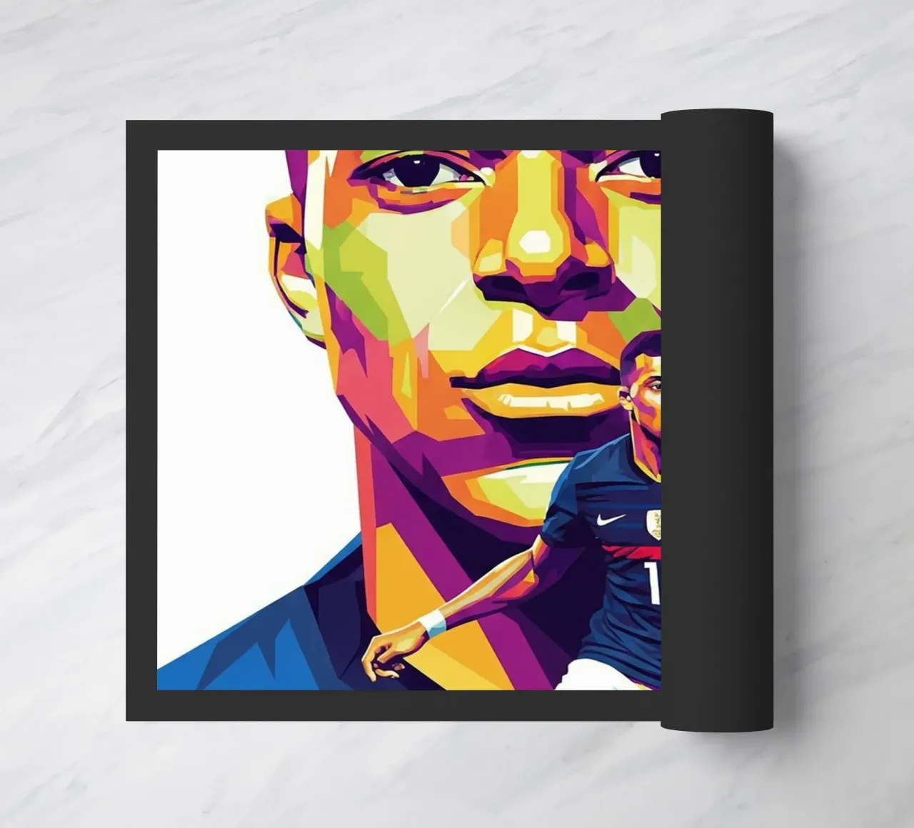 Kylian Mbappe - WPAP art style (3) zerbino da Hantamrata