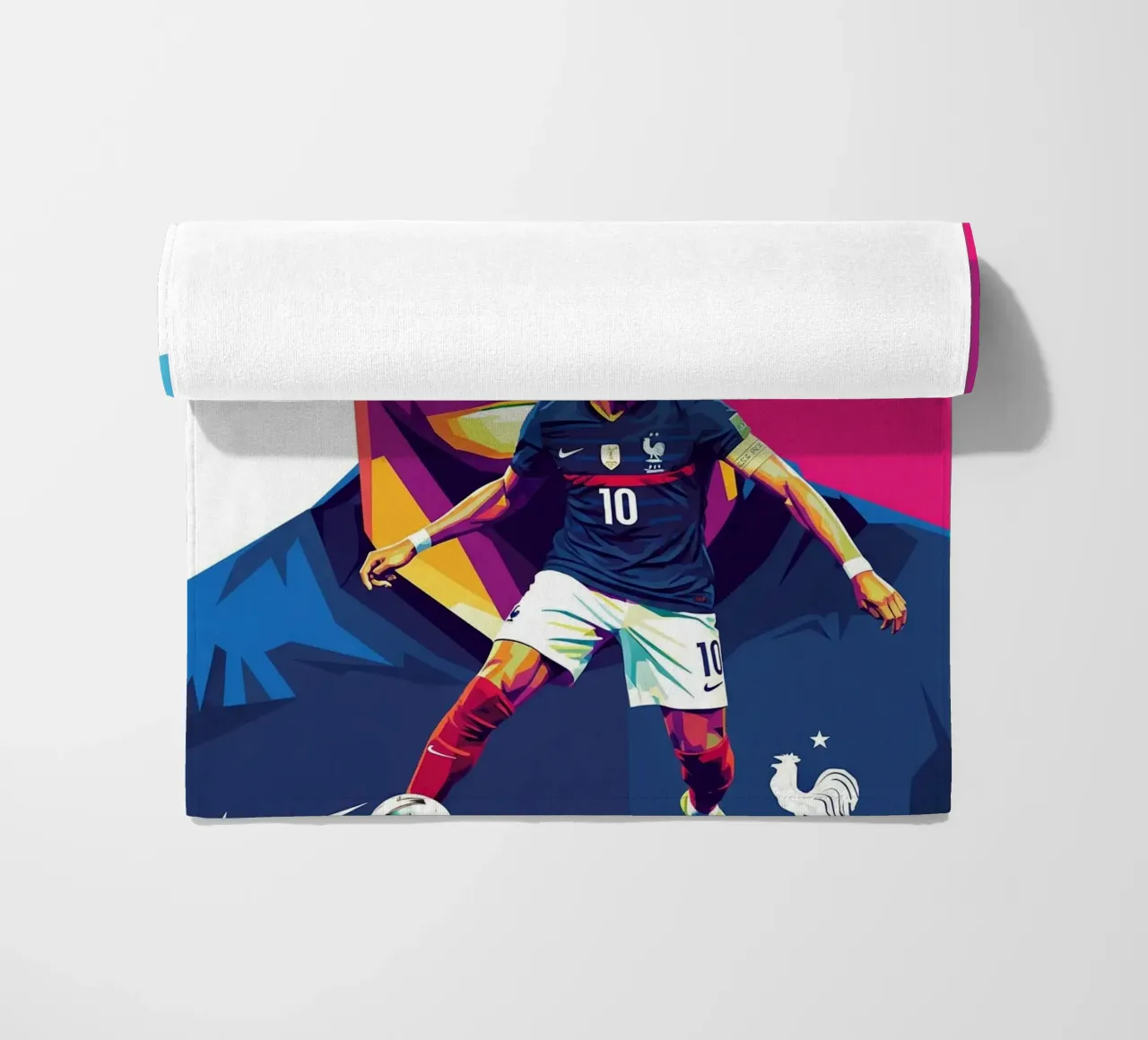 Kylian Mbappe - WPAP art style (3) telo mare da Hantamrata