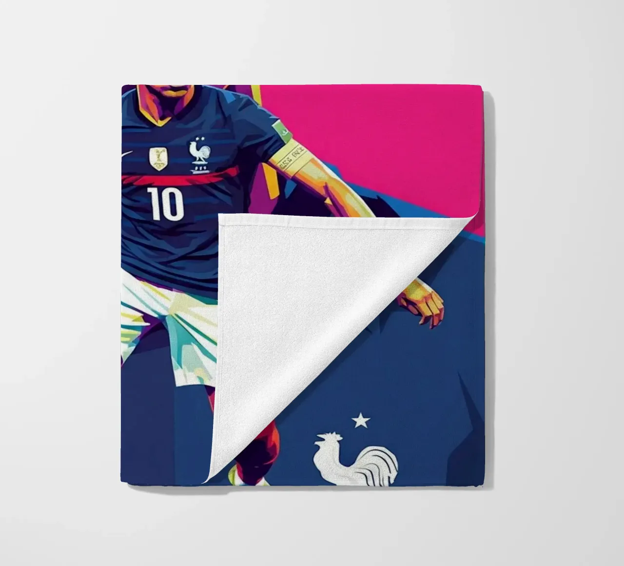 Kylian Mbappe - WPAP art style (3) telo mare da Hantamrata