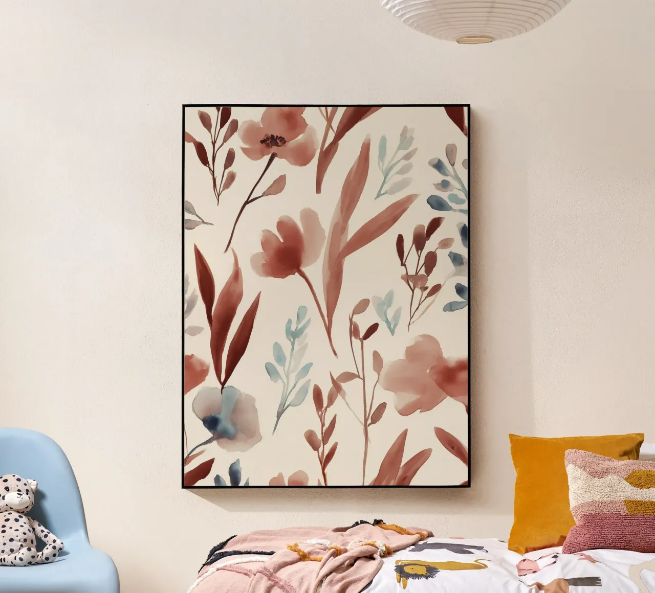 Argilla e petali plexiglass da Sophia Calder Studio