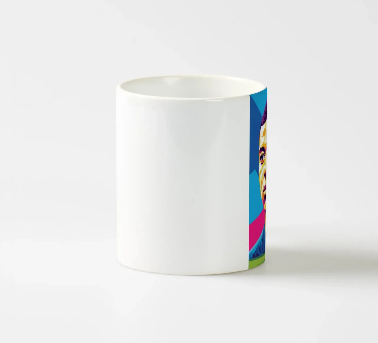 Kylian Mbappe - WPAP art style (4) tazza in ceramica da Hantamrata