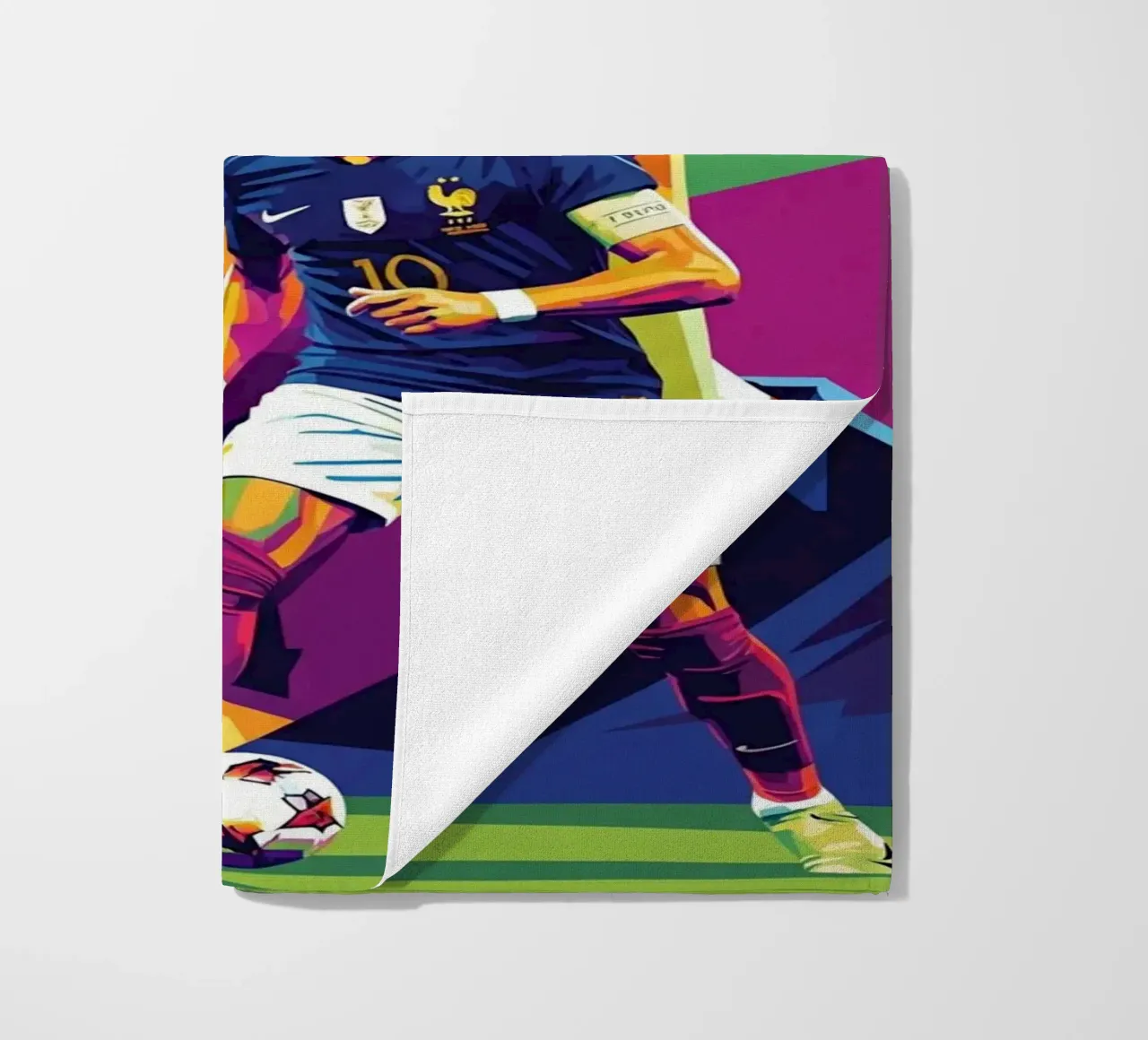Kylian Mbappe - WPAP art style (4) telo mare da Hantamrata