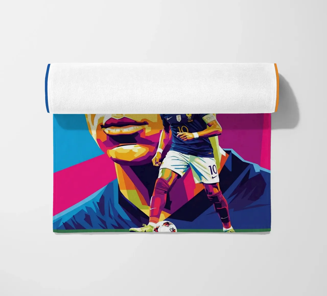 Kylian Mbappe - WPAP art style (4) telo mare da Hantamrata