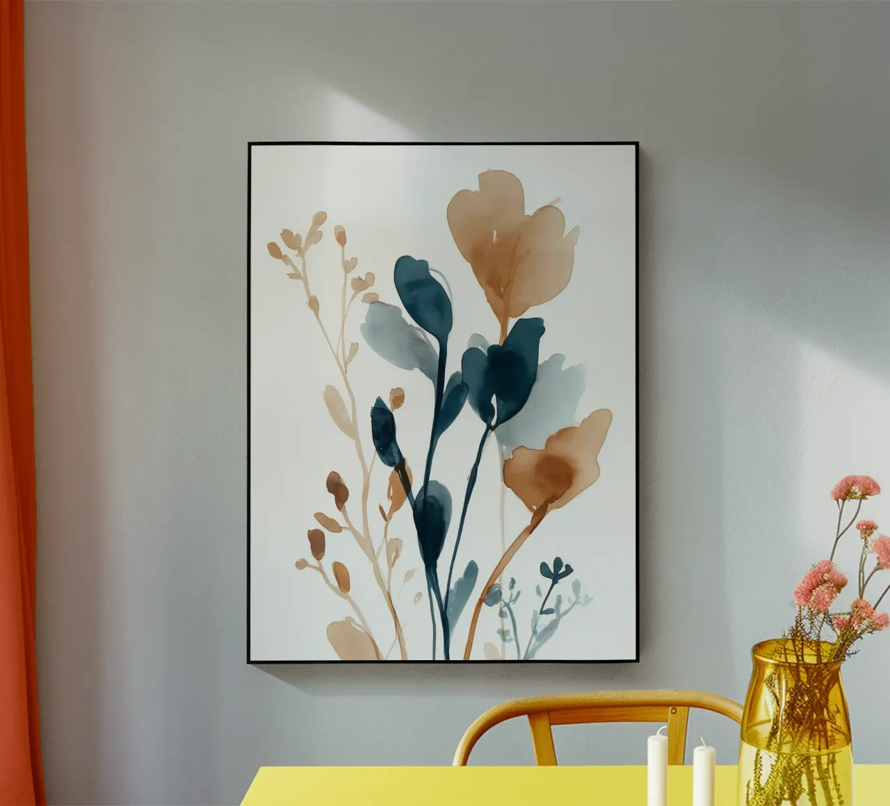 Ambra e inchiostro plexiglass da Sophia Calder Studio