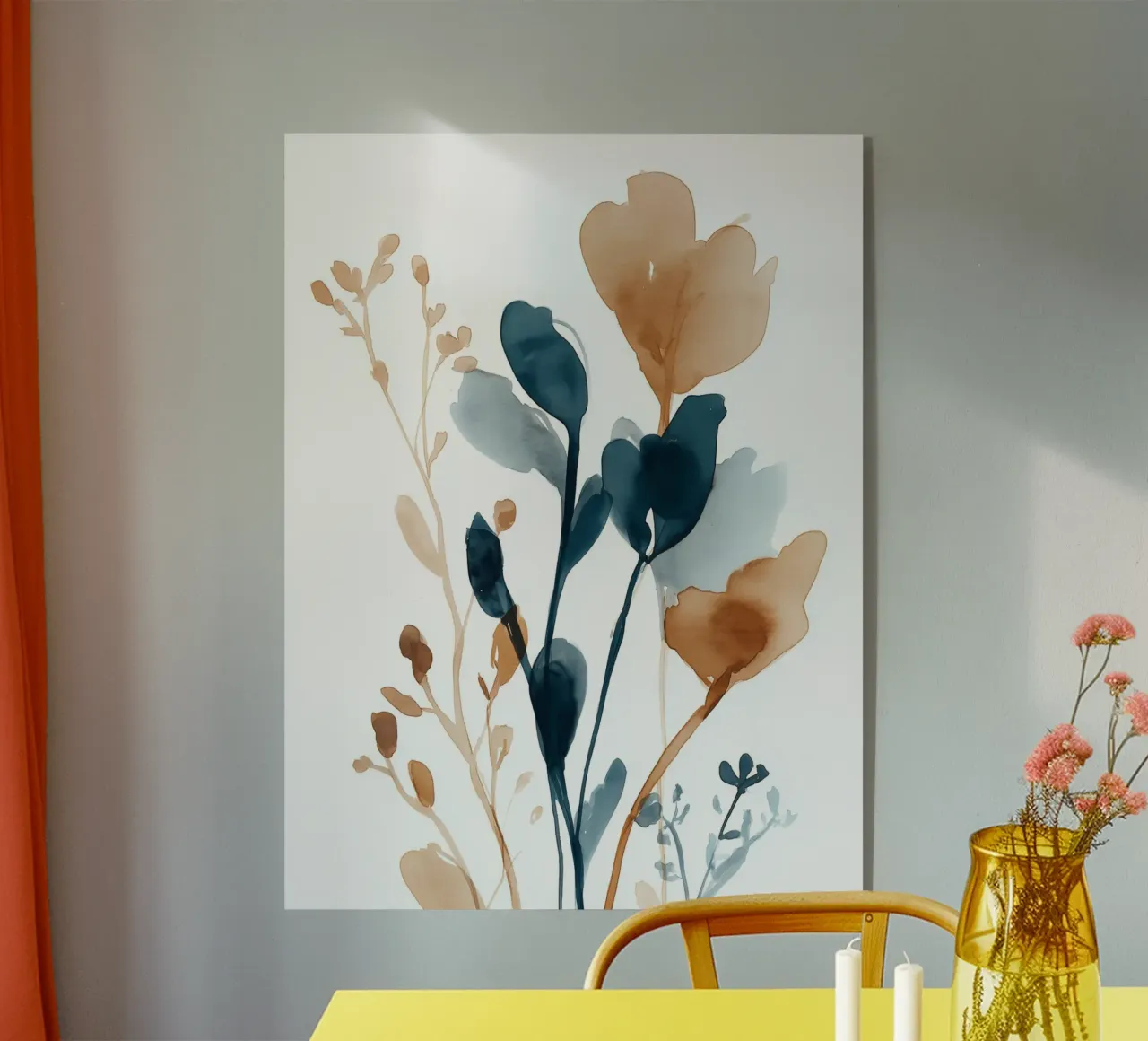 Ambra e inchiostro plexiglass da Sophia Calder Studio