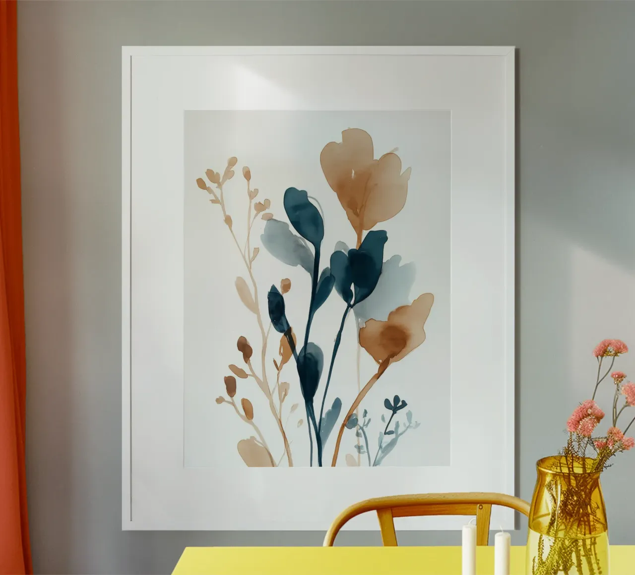 Ambra e inchiostro poster da Sophia Calder Studio