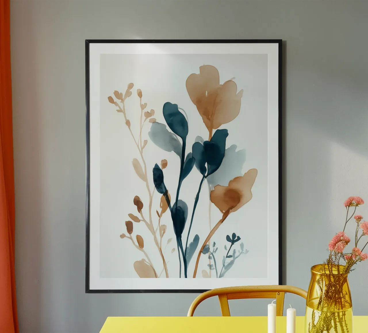 Ambra e inchiostro poster da Sophia Calder Studio