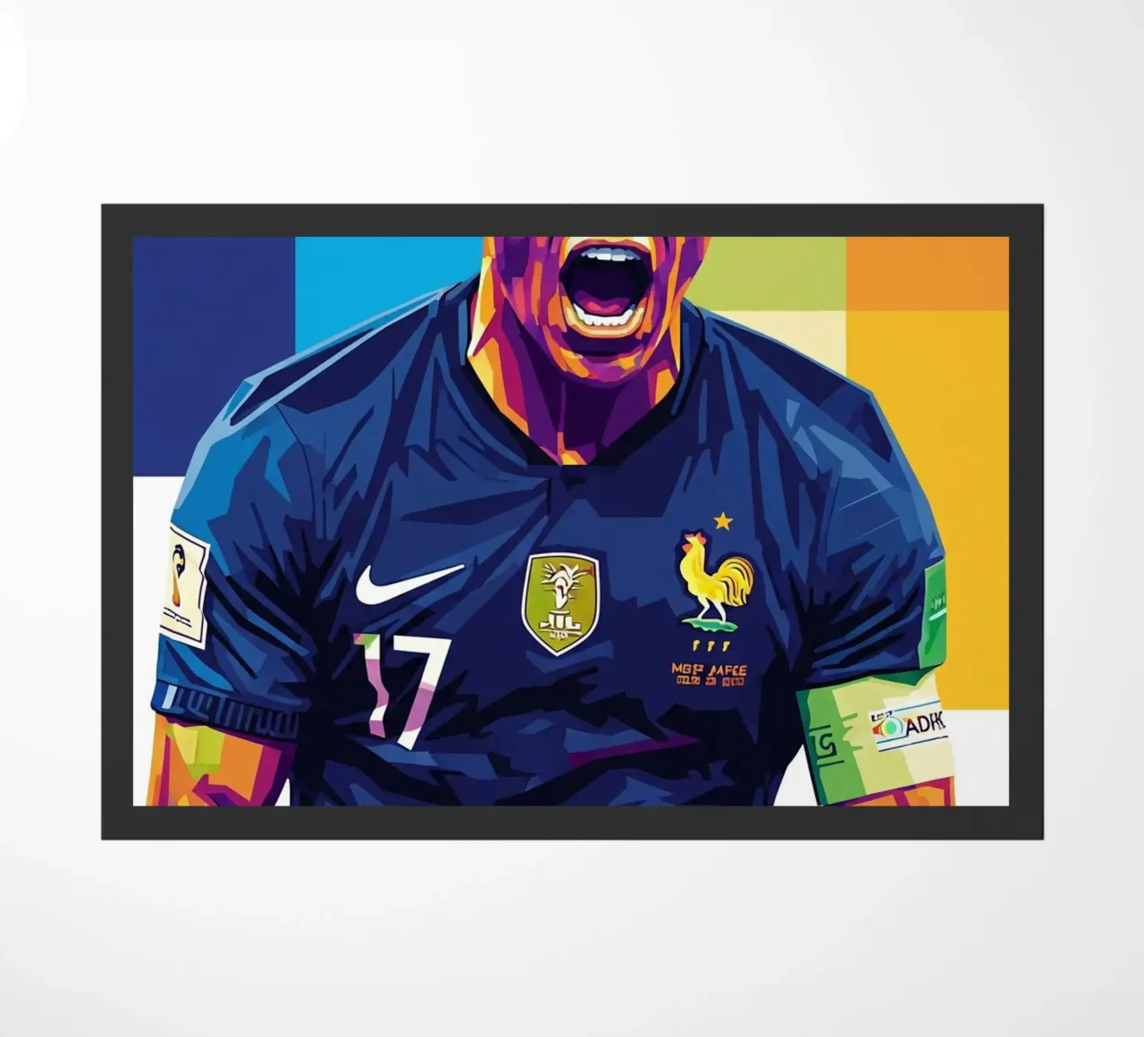 Kylian Mbappe - WPAP art style (5) zerbino da Hantamrata