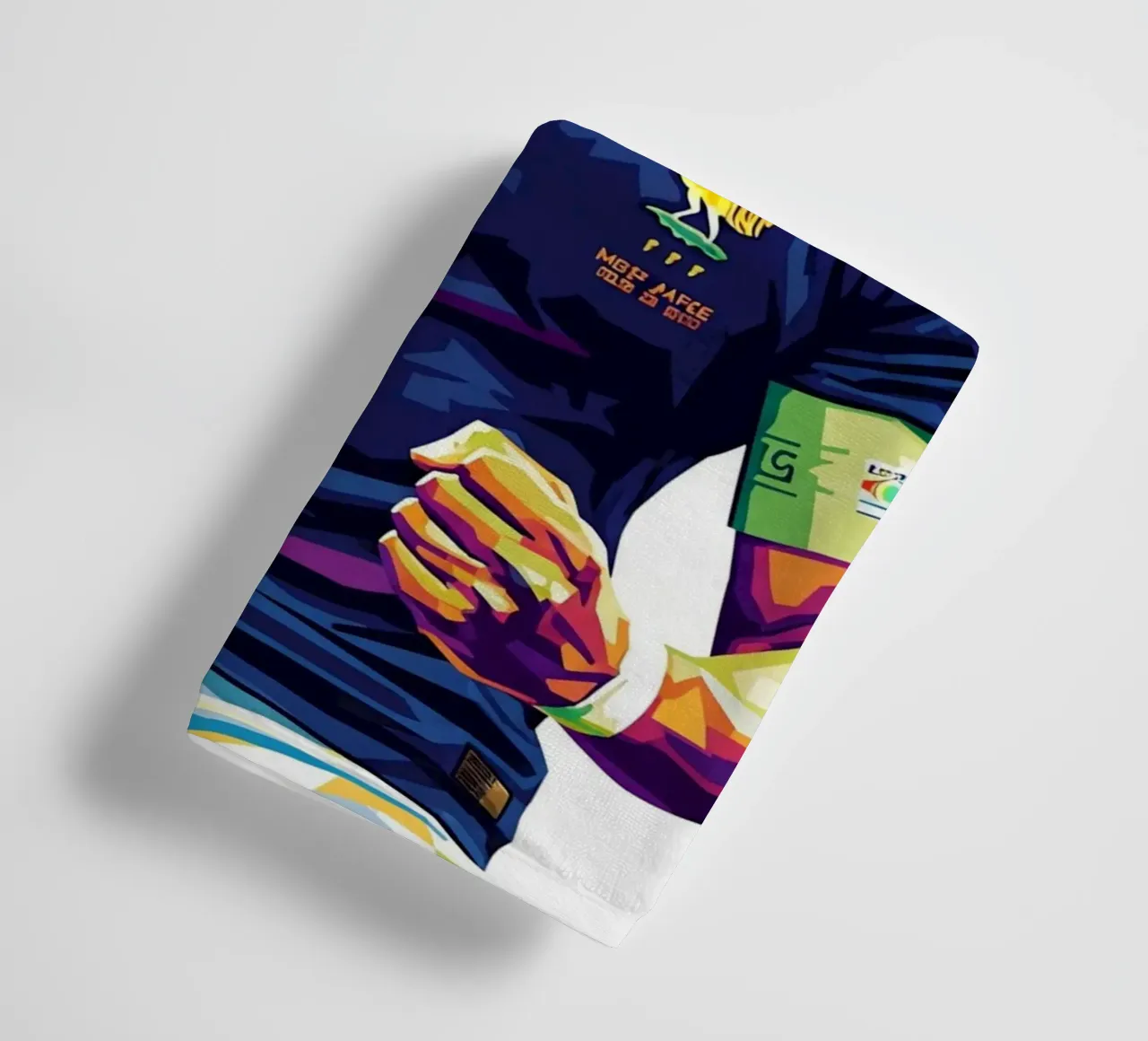 Kylian Mbappe - WPAP art style (5) asciugamano da bagno da Hantamrata