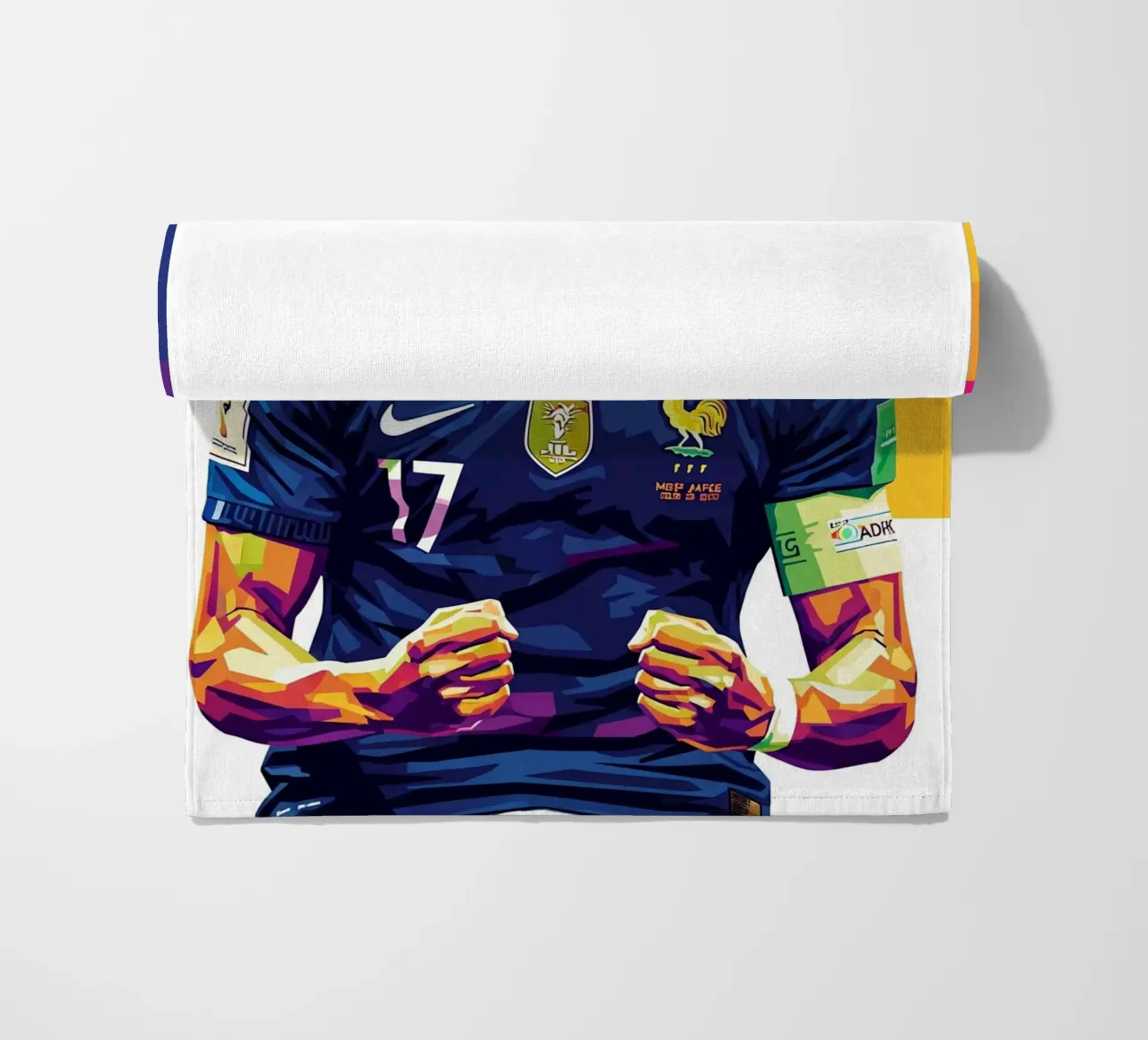 Kylian Mbappe - WPAP art style (5) telo mare da Hantamrata