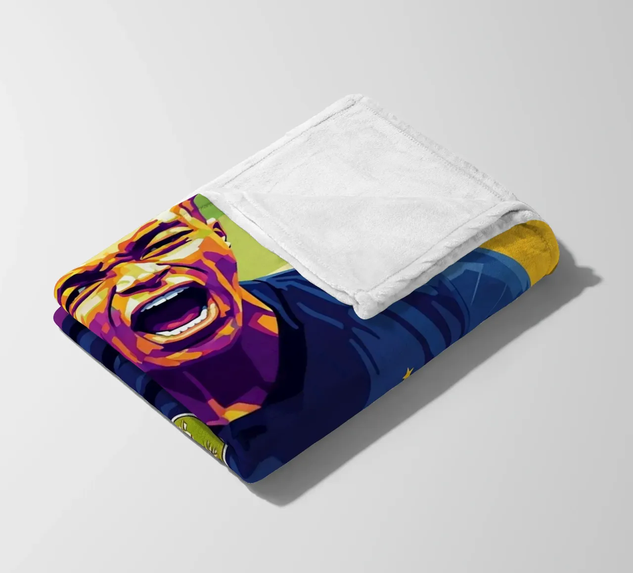 Kylian Mbappe - WPAP art style (5) coperta in pile da Hantamrata