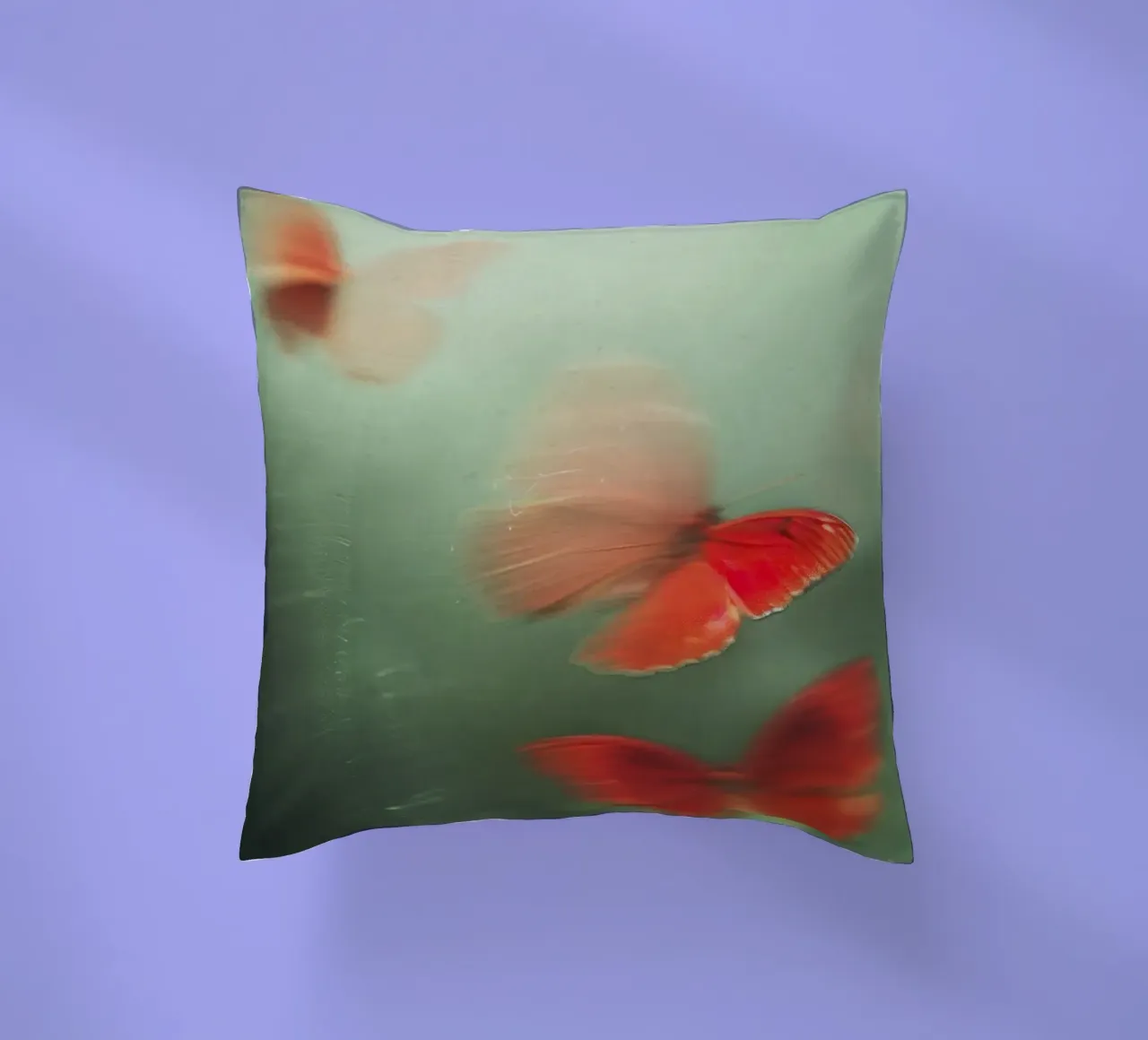 Red Butterflies cuscino da treechild