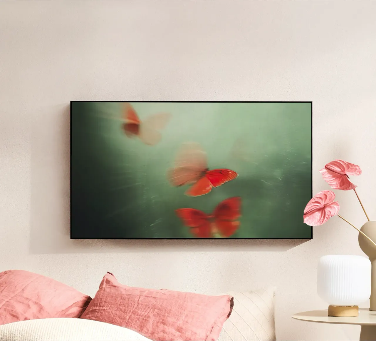 Red Butterflies plexiglass da treechild