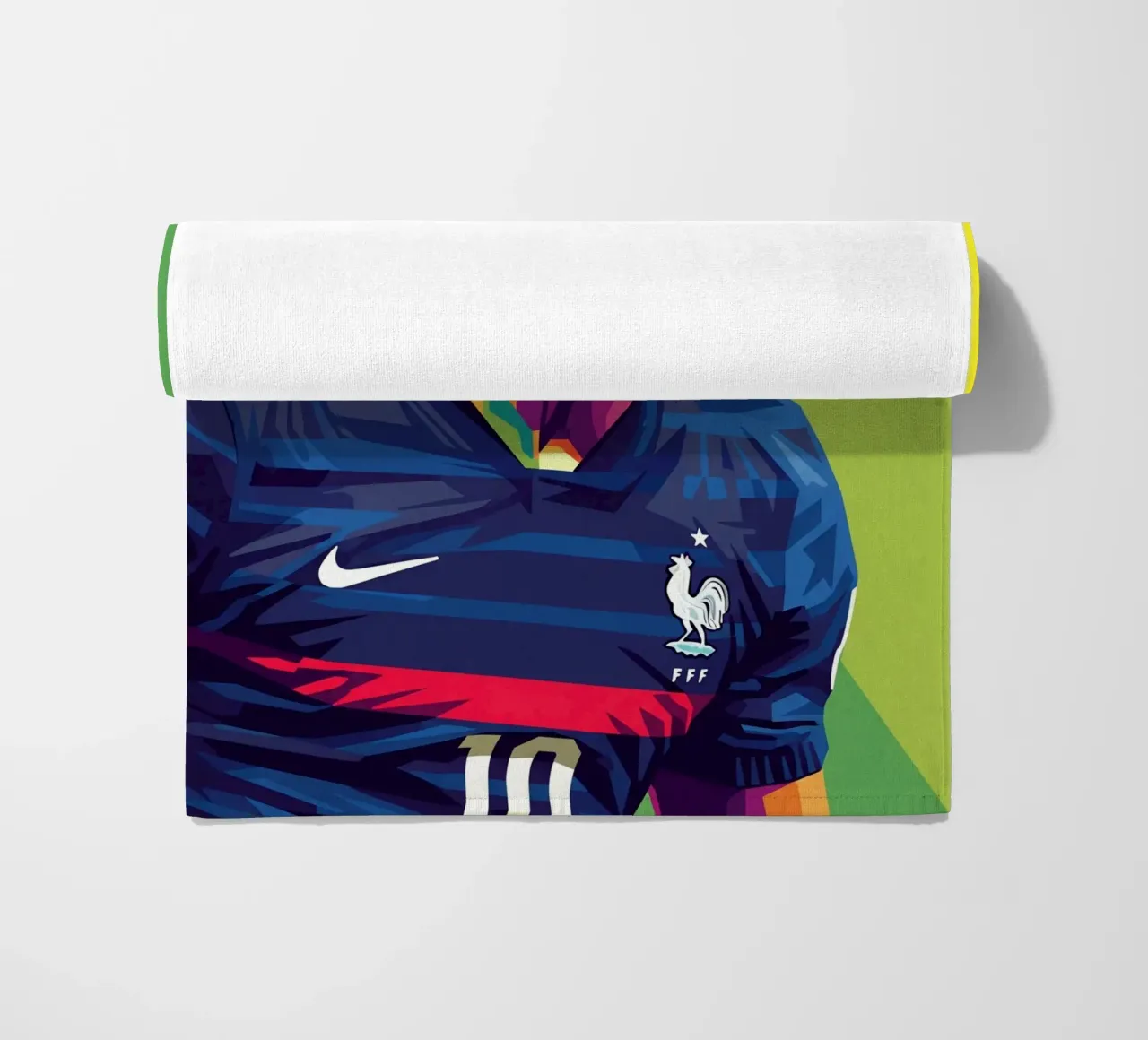 Kylian Mbappe - WPAP art style (6) telo mare da Hantamrata