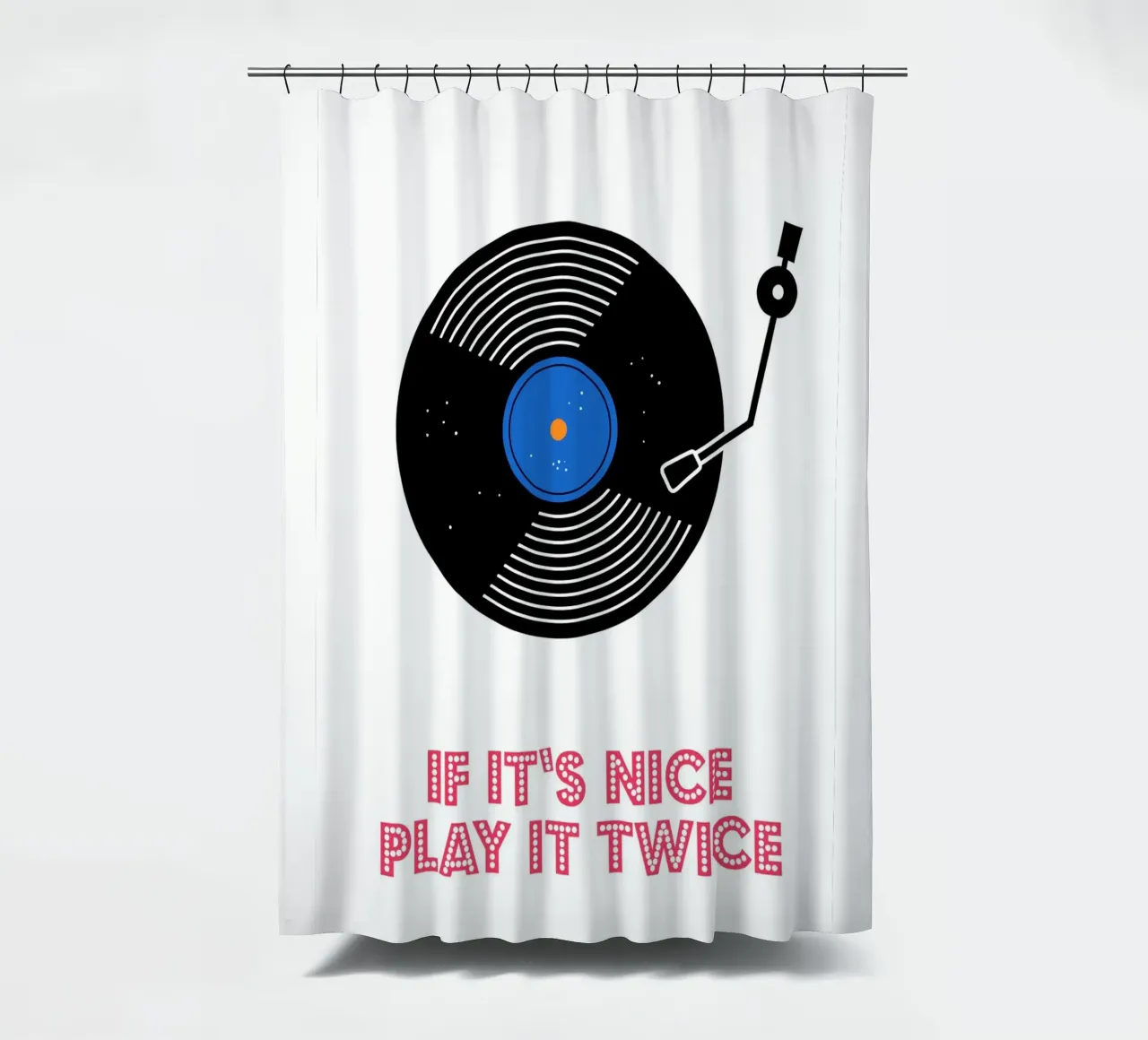 If It’s Nice, Play It Twice tenda da doccia da Attaboy Dsgn