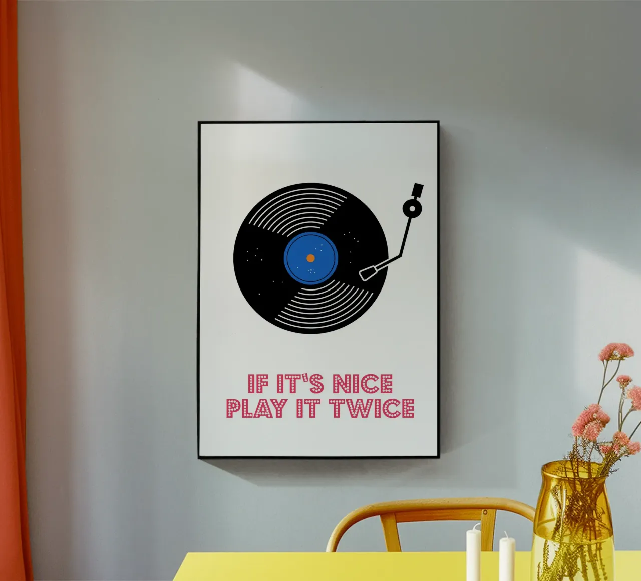 If It’s Nice, Play It Twice plexiglass da Attaboy Dsgn