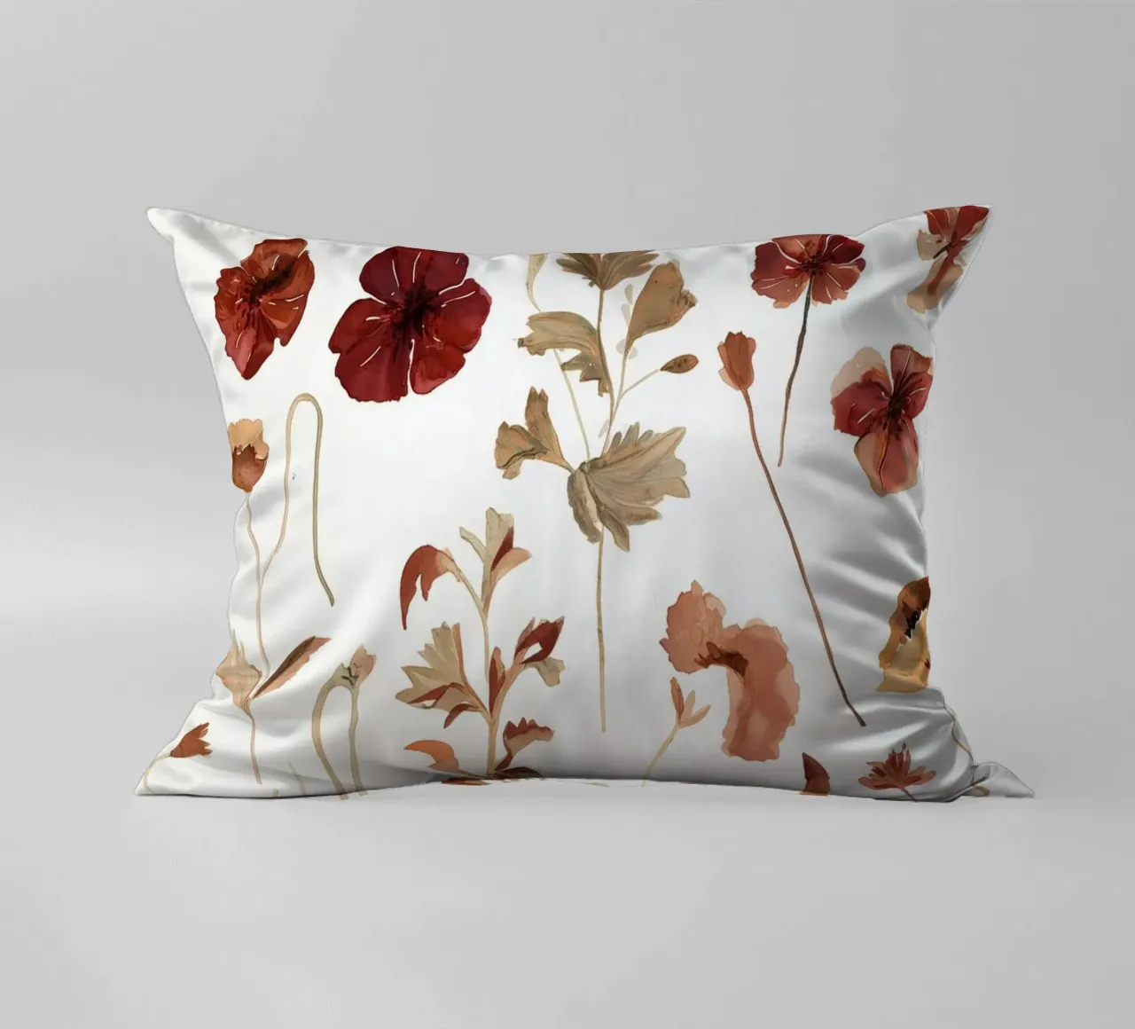 Pressato in ocra cuscino da Sophia Calder Studio