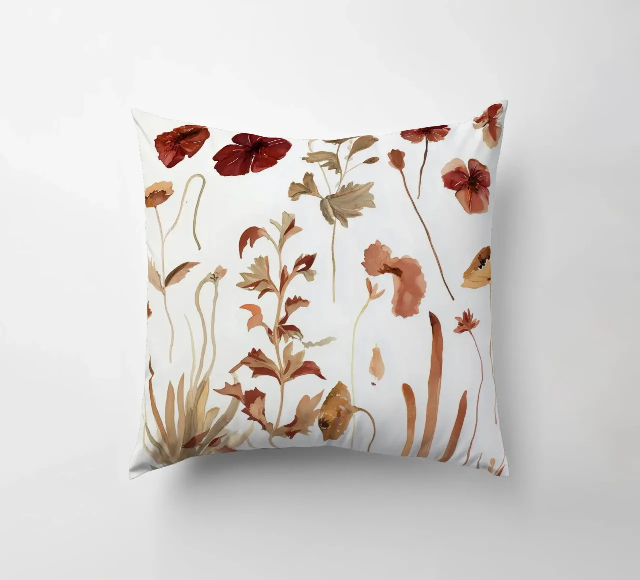 Pressato in ocra cuscino da Sophia Calder Studio