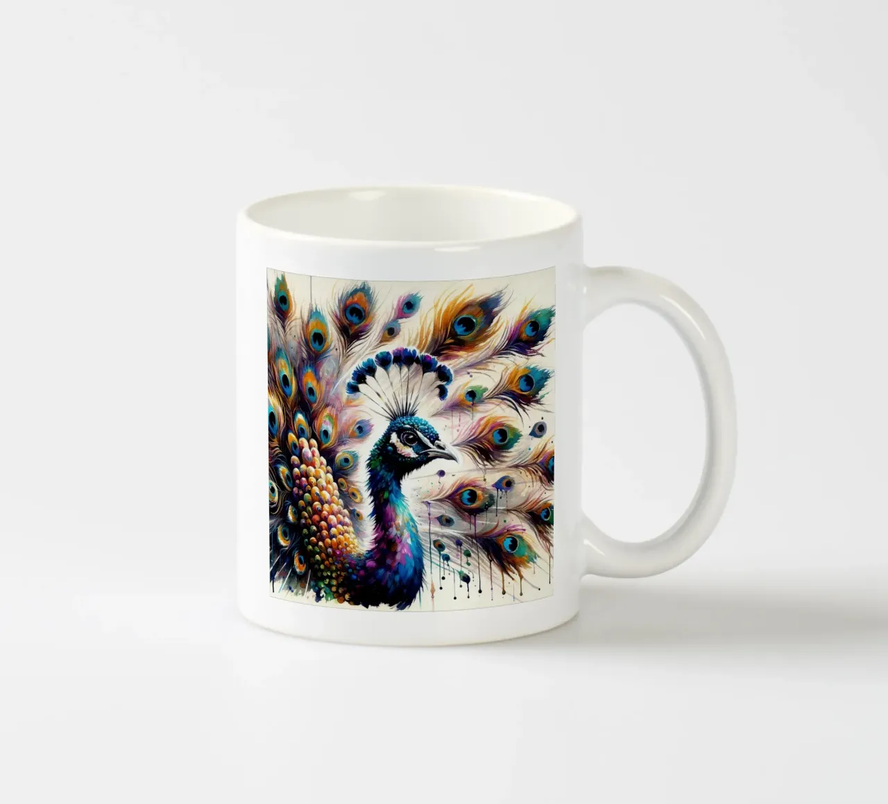 Lo splendore delle piume tazza in ceramica da Chromatic Fusion Studio