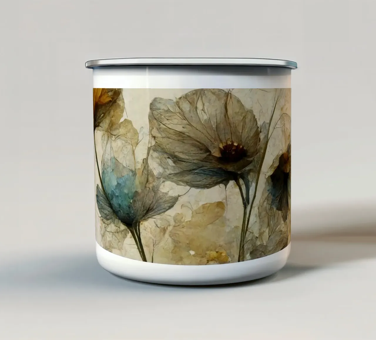 Dry Beauties No 8 tazza in smalto da treechild