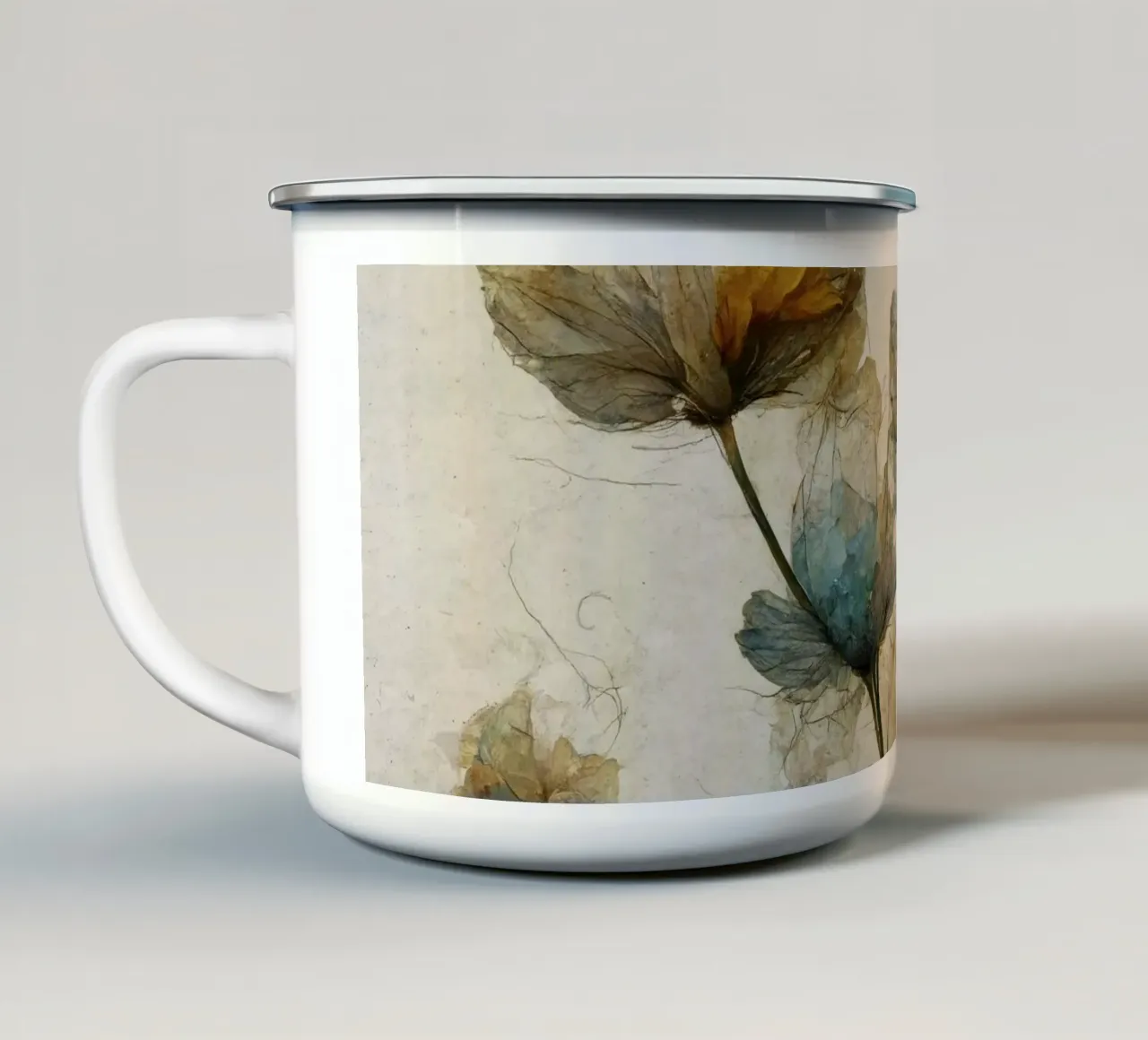Dry Beauties No 8 tazza in smalto da treechild