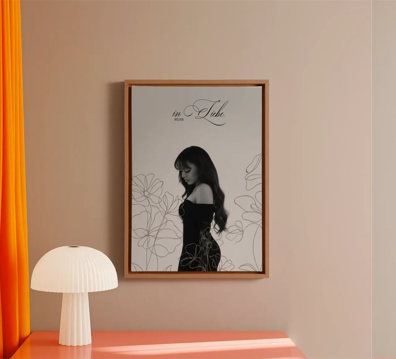 In Liebe tela con Cornice a cassetta da NextPixel